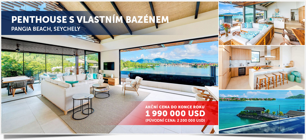 Moderní penthouse s vlastním bazénem